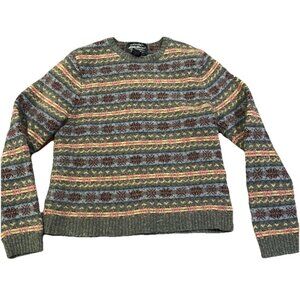 Vtg Eddie Bauer Collectibles Womens Petite Medium 100% Lambs Wool Classic